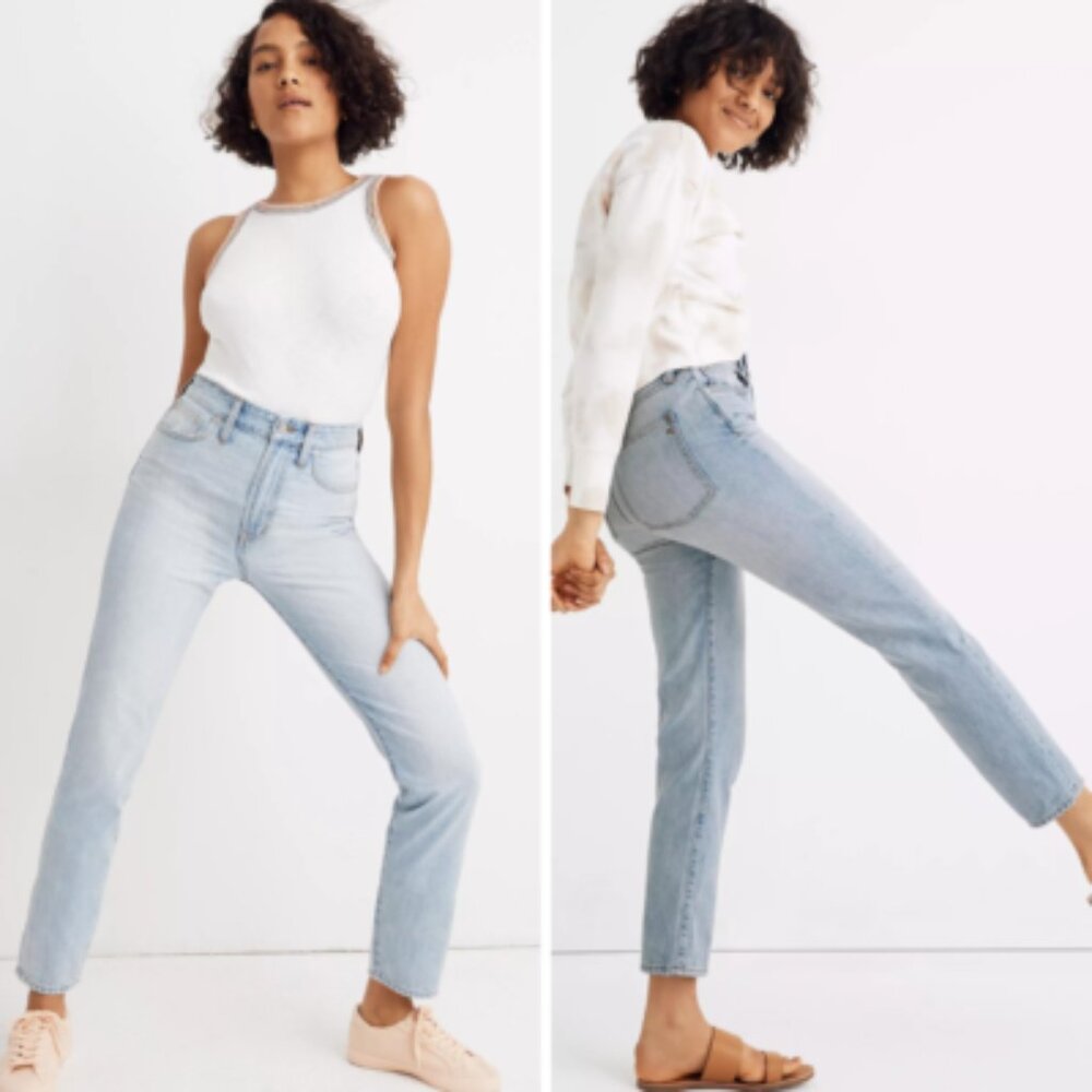 Madewell The Curvy Perfect Vintage Jean Fitzgerald Wash Size 25